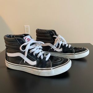 Black high top vans